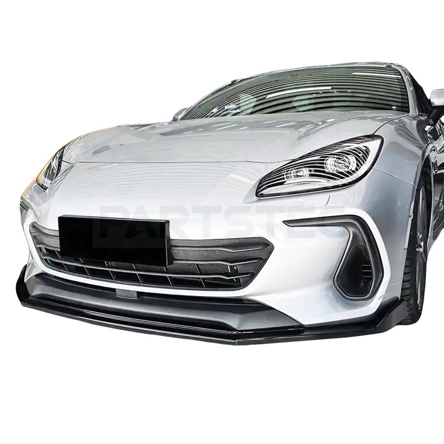 BRZ スバル ZD8 フロント リップ スポイラー 3分割 カーボン調 エアロ