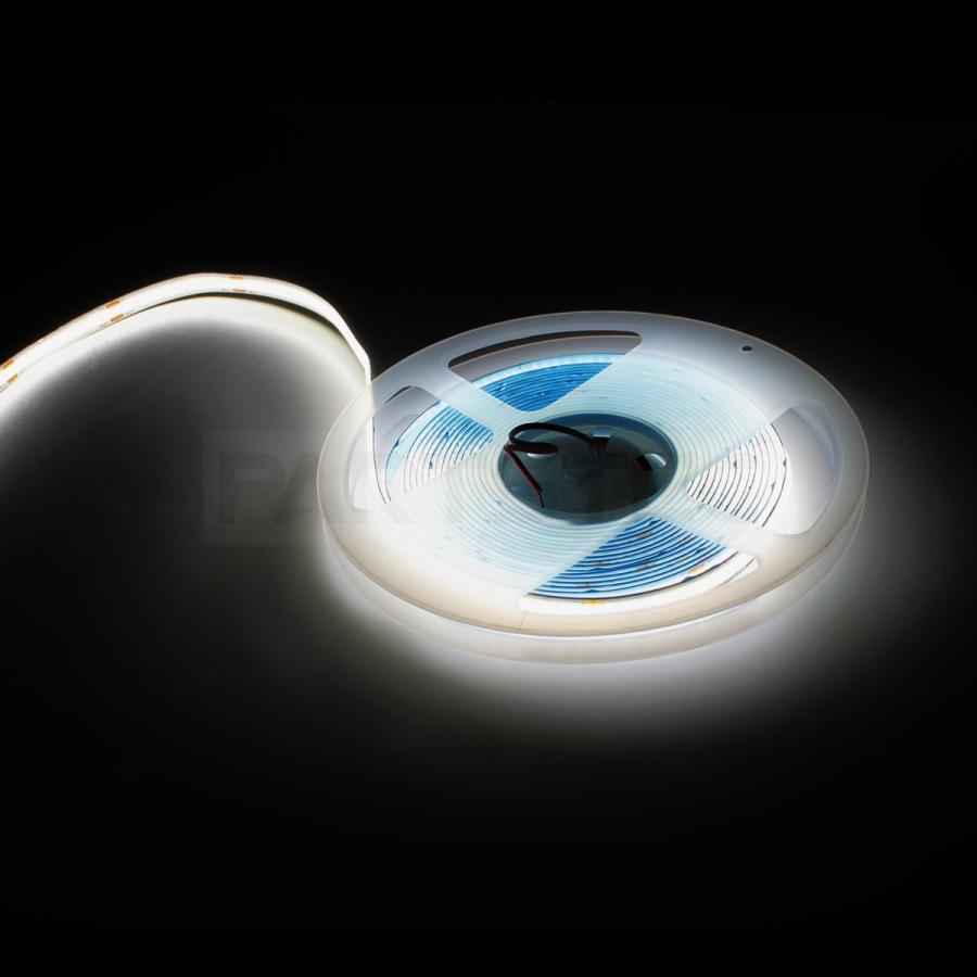 12V LED テープライト ホワイト 白 5ｍ 面発光 極薄 2mm COB 汎用 切断