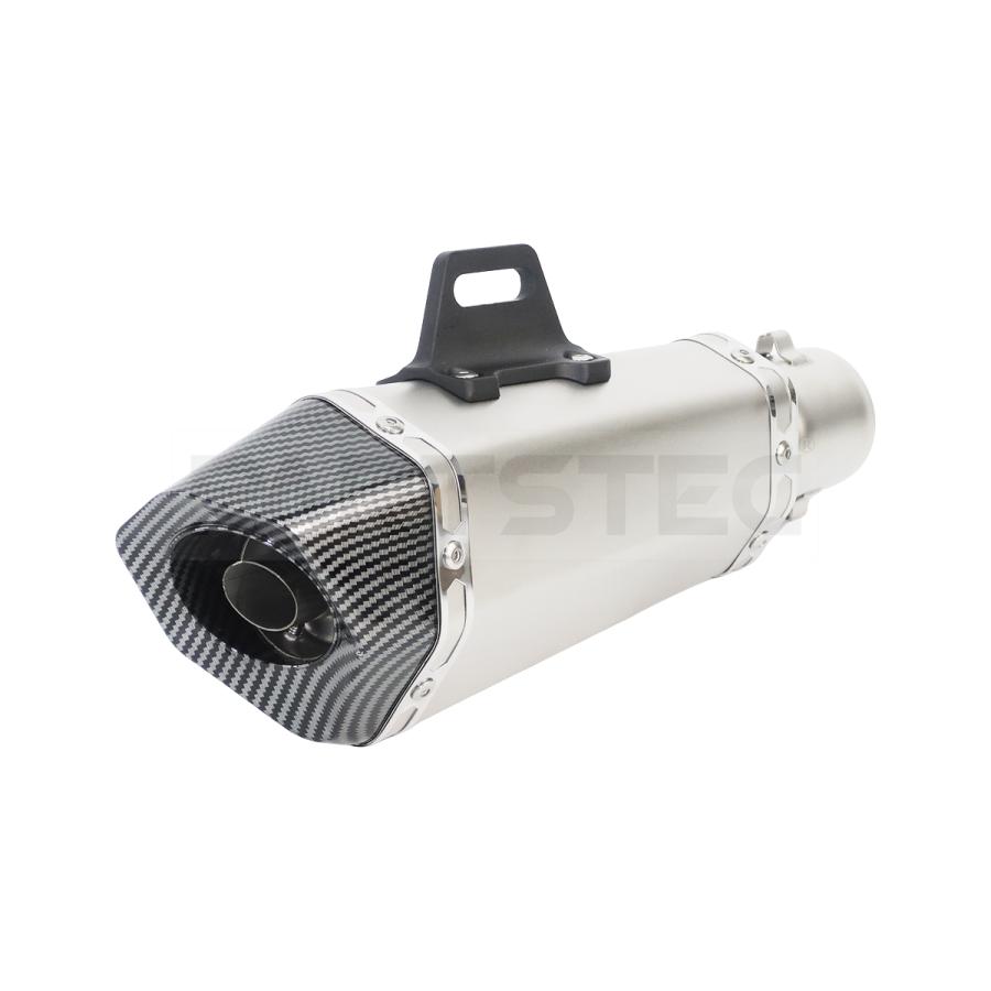 汎用 バイク スリップオン サイレンサー 50.8mm対応 マフラー カーボン