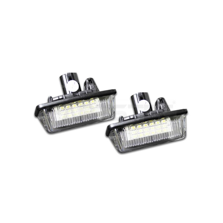 トヨタ LED ナンバー灯 60系/70系 ノア ヴォクシー 前期/後期 高輝度 純正交換ユニット ホワイト 6000k 左右セット /77-2 F-1｜motorpower3｜03