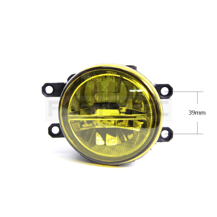 マークX 130系 LED フォグ ランプ ユニット イエロー 左右 汎用 黄色