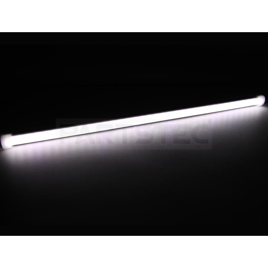 24V LED アルミバーライト 50cm 2本セット 汎用 蛍光灯 ホワイト 白色 トラック 船 照明 LED 合計72発 / 103-9×2 D-2｜motorpower5｜08