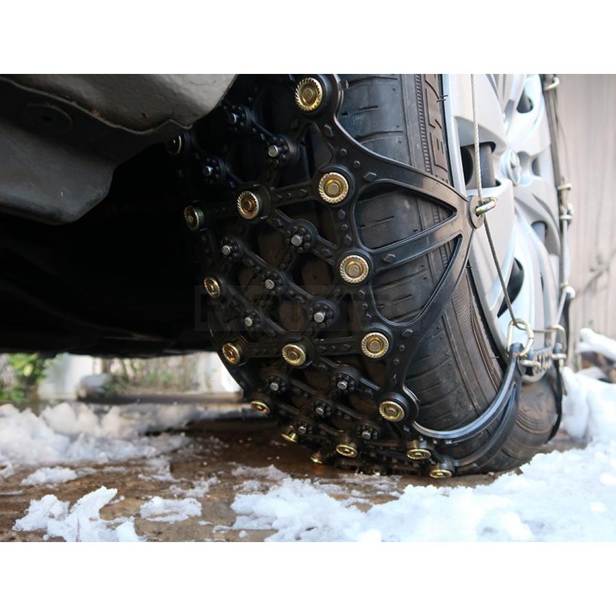 タイヤチェーン スノーチェーン 非金属 155/65R14 スペーシア