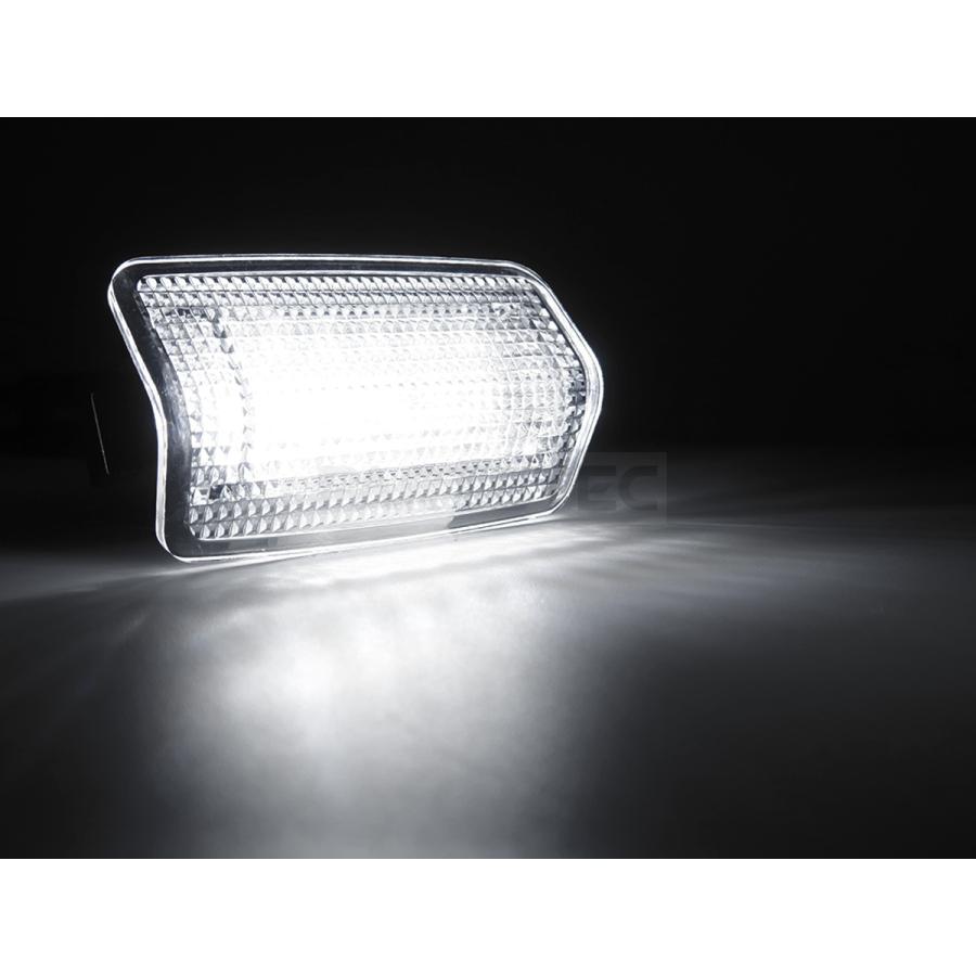 クラウン トヨタ LED ドア カーテシランプ クリアレンズ ホワイト 北米