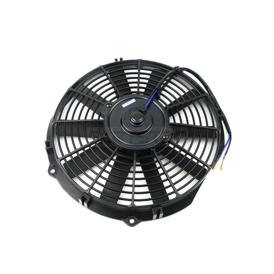 12インチ 汎用 電動ファン 薄型 プッシュ式 プル式 兼用 12V