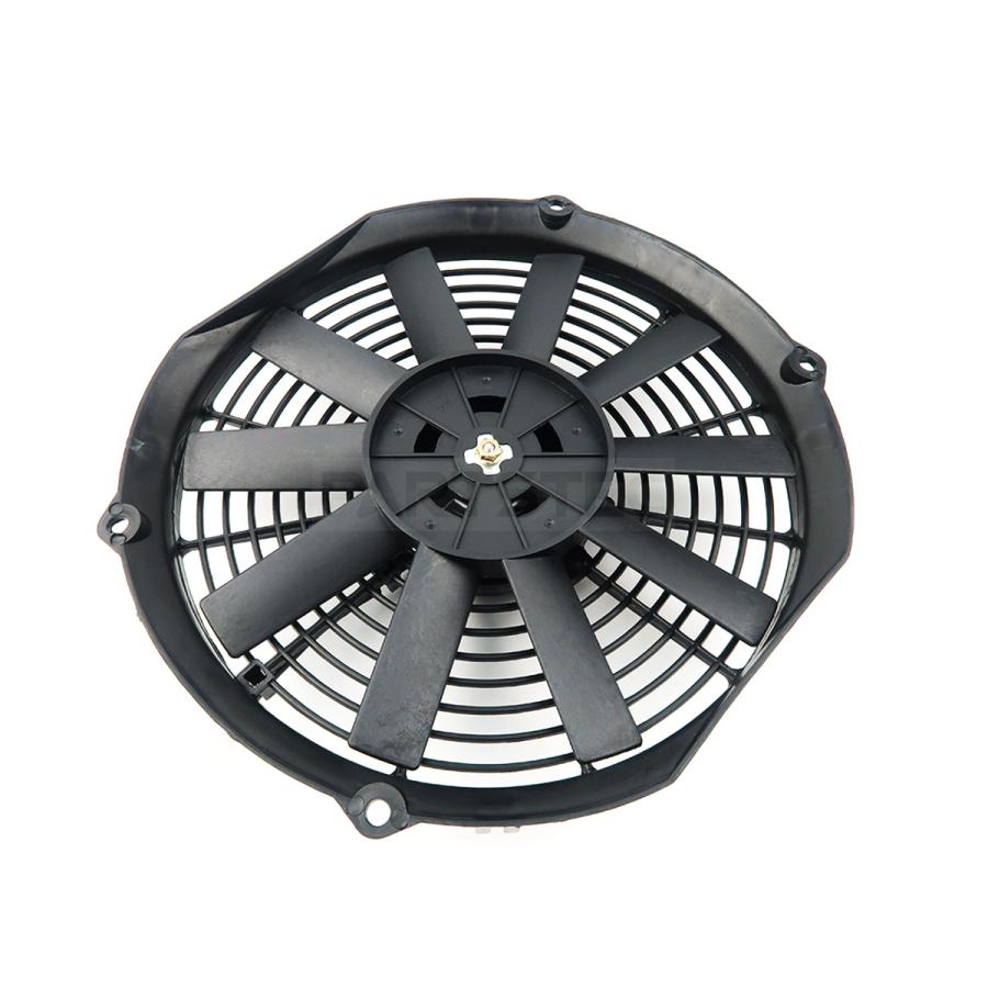 12インチ 汎用 電動ファン 薄型 プッシュ式 プル式 兼用 12V