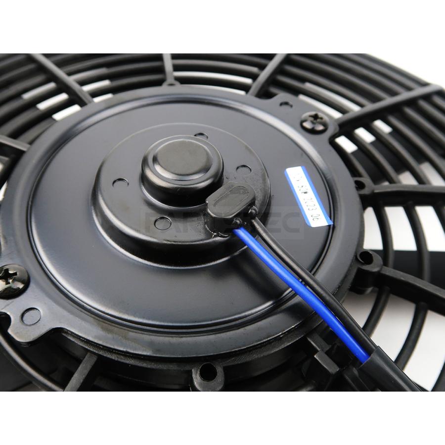 12インチ 汎用 電動ファン 薄型 プッシュ式 プル式 兼用 12V