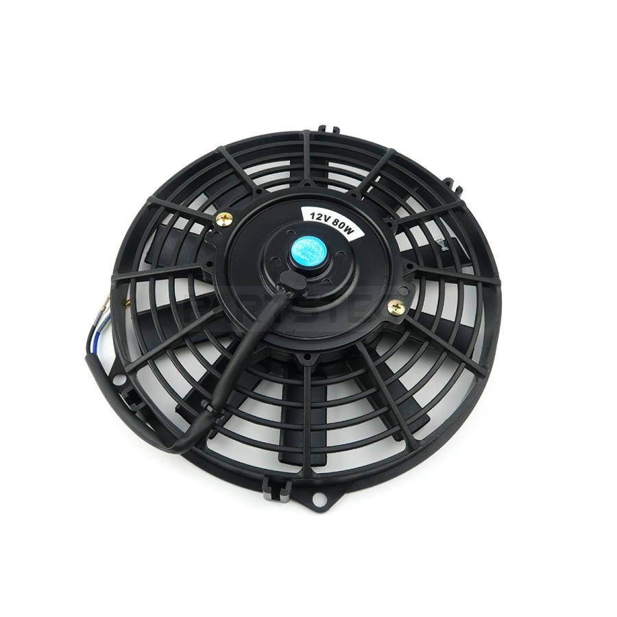 9インチ 汎用 電動ファン 薄型 プッシュ/プル 兼用 12V ラジエーター
