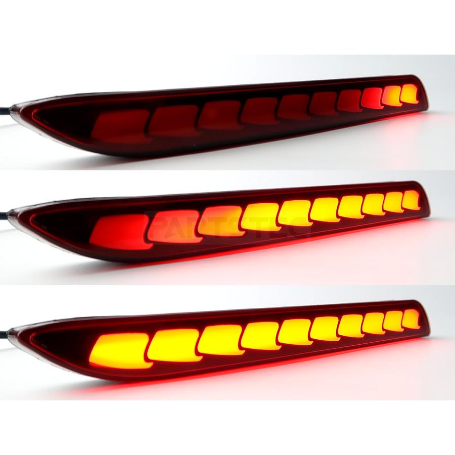 ヴォクシー 70系 流れる LED リフレクター シーケンシャル ウインカー