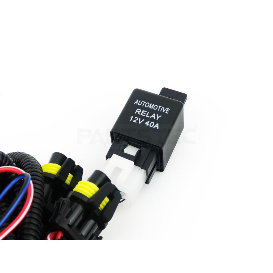 フィット HV GP1 フォグランプ 配線 LED スイッチ付 フォグ リレー