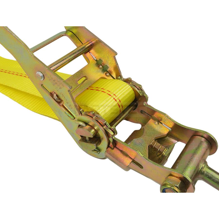 積載車 対応 Dリング ラッシングベルト 中間金具付 2本セット レッカー