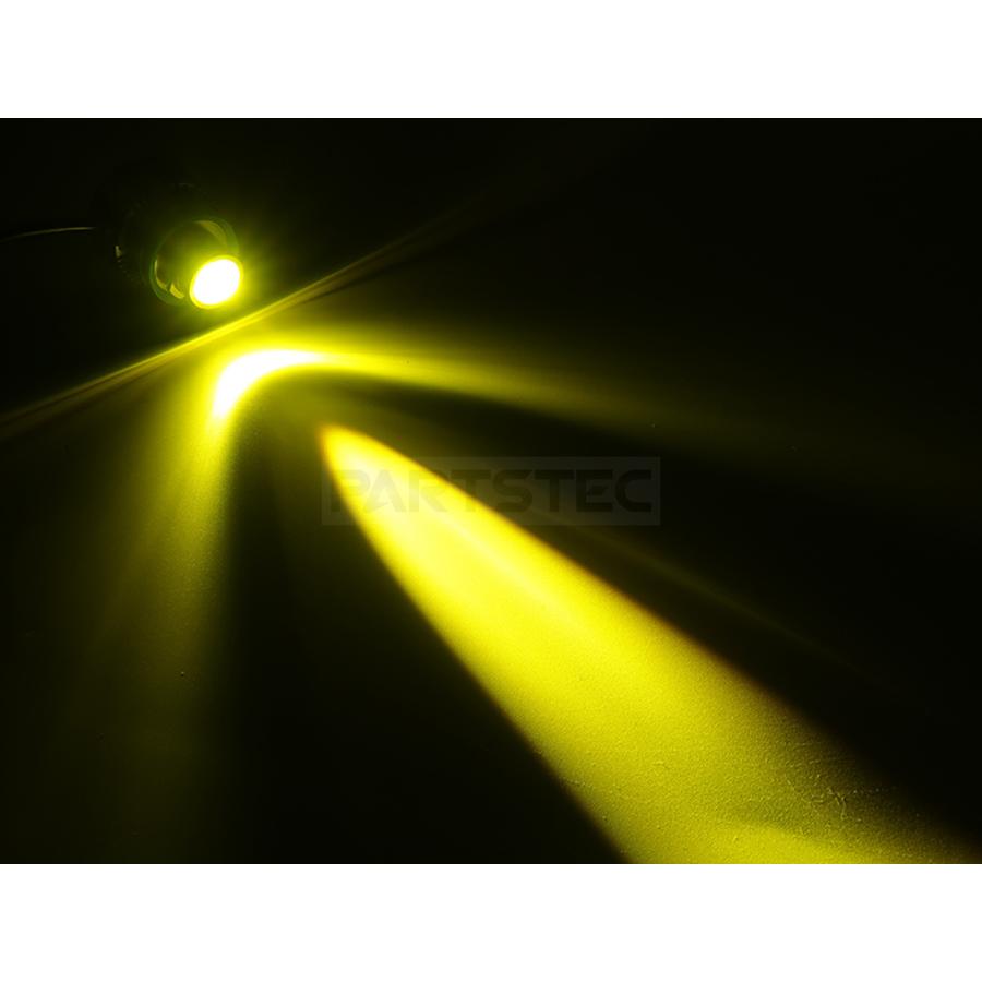LED フォグランプ バルブ 2個セット ホワイト イエロー 2色切替 6500K