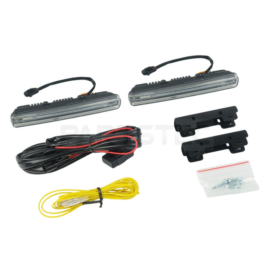 12V 汎用 36連 LED シーケンシャル ウインカー デイライト 左右セット