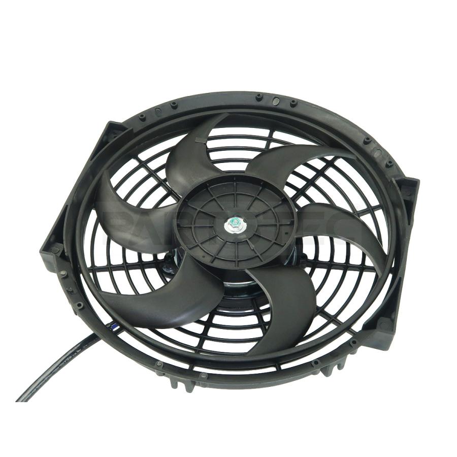 10インチ 汎用 電動ファン 薄型 プッシュ/プル 兼用 12V ラジエーター