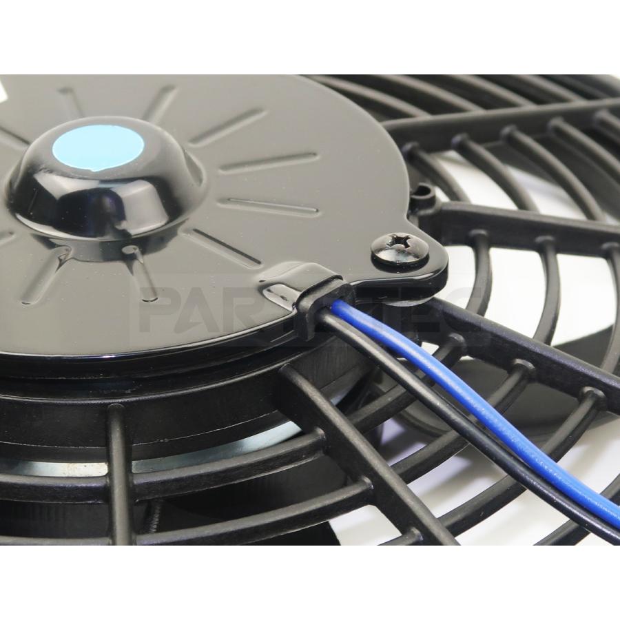 10インチ 汎用 電動ファン 薄型 プッシュ/プル 兼用 12V ラジエーター