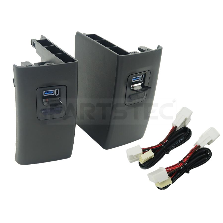 アルファード 30系 ヴェルファイア USB 増設ポート パネル USB-C 搭載