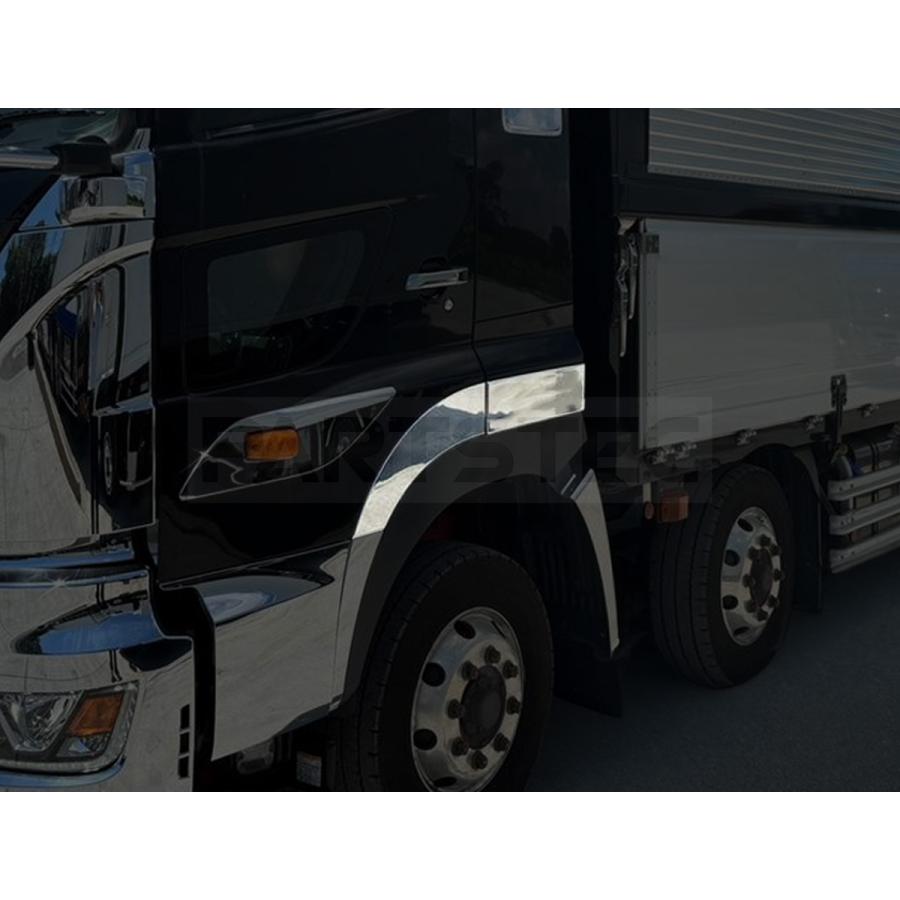 日野自動車 日野 17 プロフィア メッキ オーバー フェンダー パネル