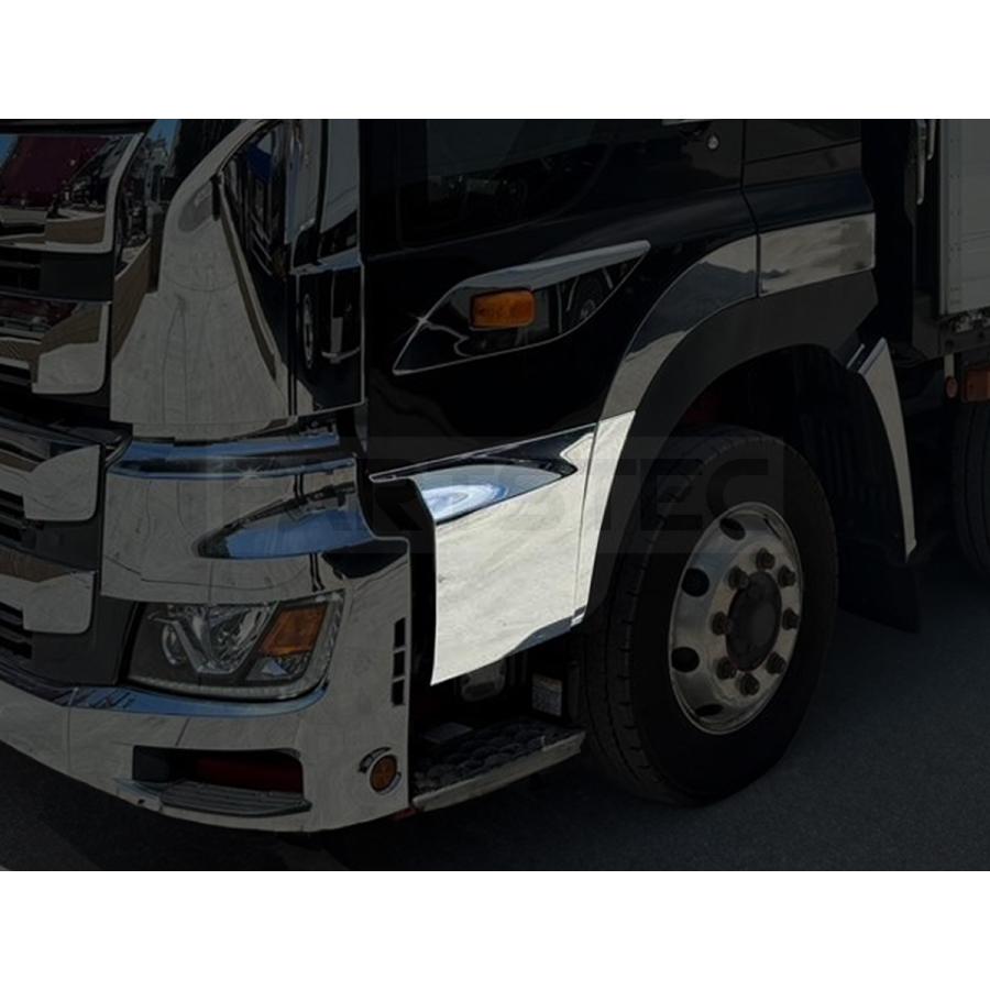 日野自動車 日野 17 プロフィア メッキ サイド ドア アンダー +