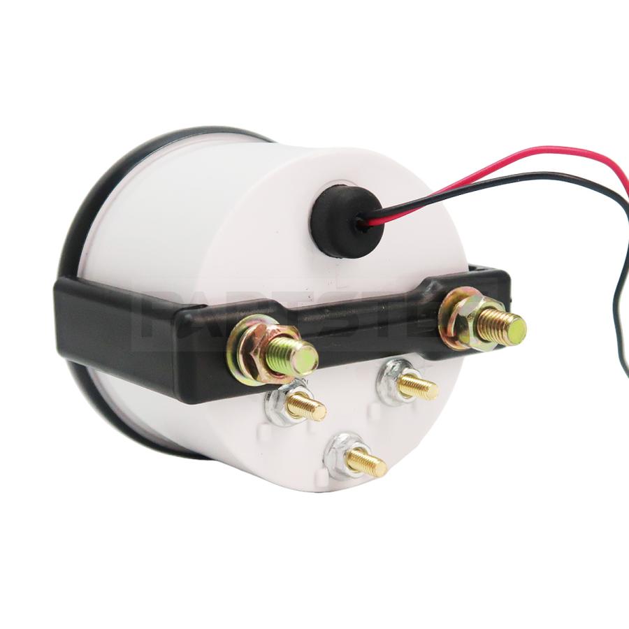 汎用 52mm 52Φ 水温計 LED バックライト 追加 メーター 1個 ブラック
