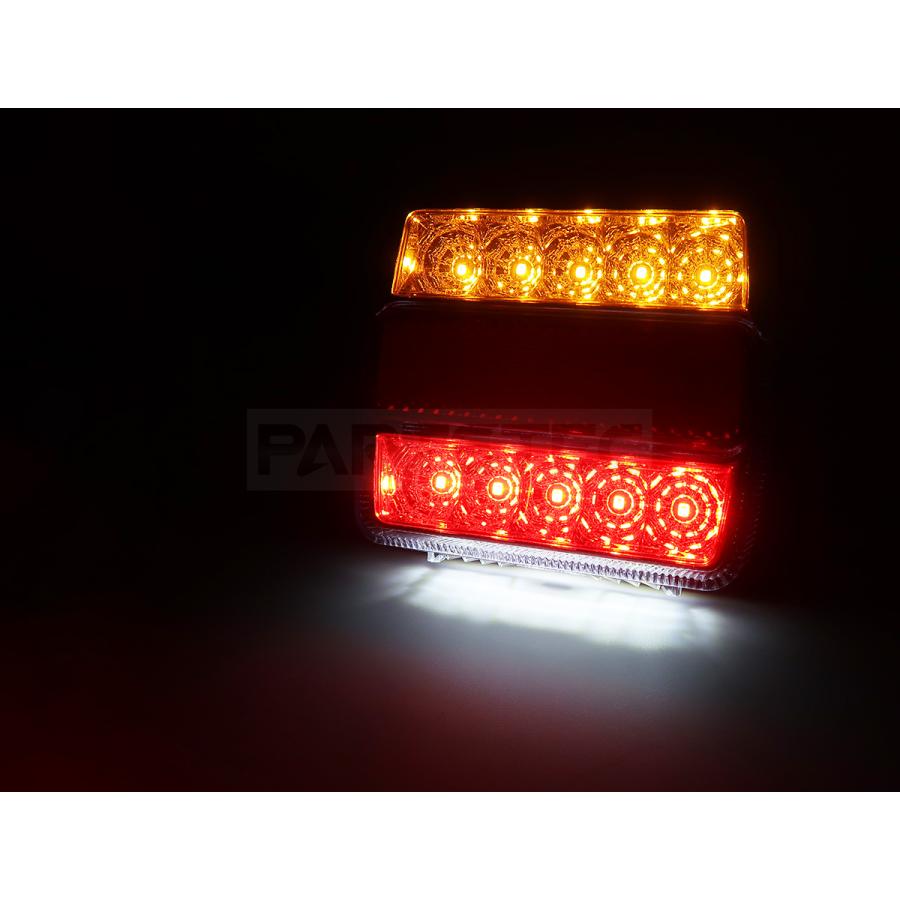 12V 汎用 トレーラー ヒッチメンバー LED テールランプ 左右 セット
