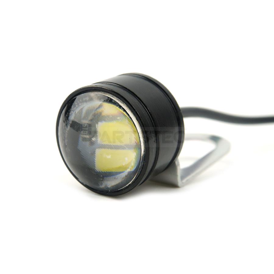 12V 汎用 LED 蛍ランプ ホタルランプ 2個 ステー付 デイライト 点滅