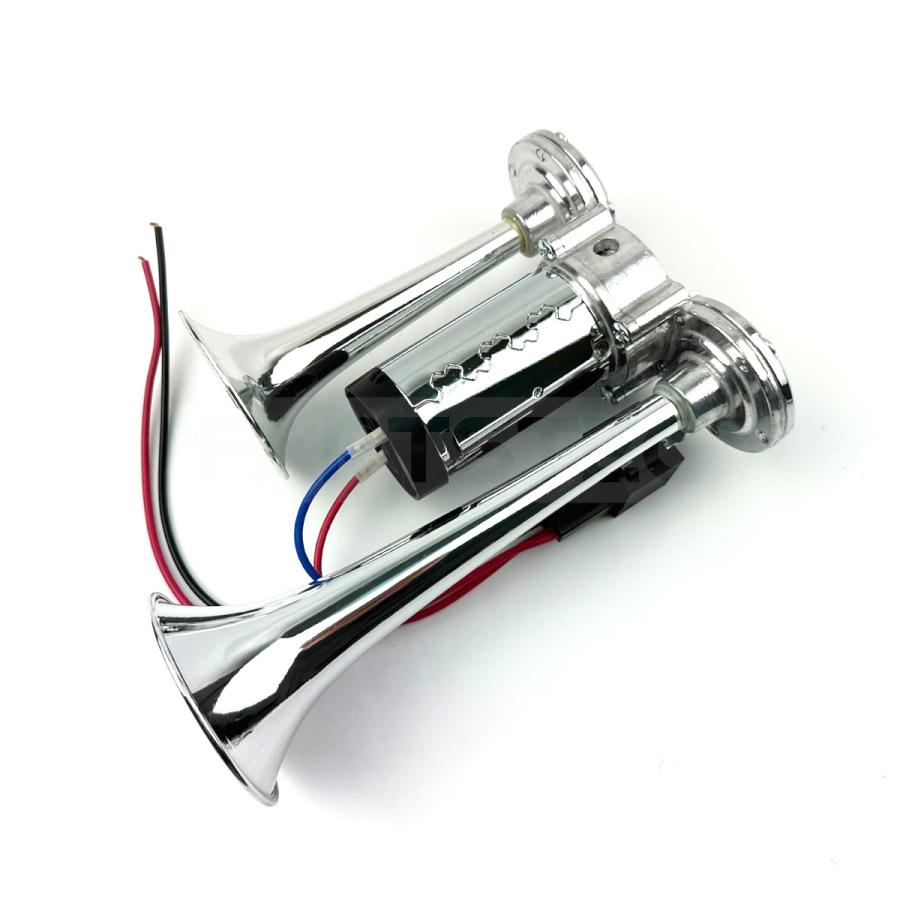 ヤンキーホーン用　コンプレッサー PARTSTEC - パーツテック / 12V ミニヤンキーホーン 200mm