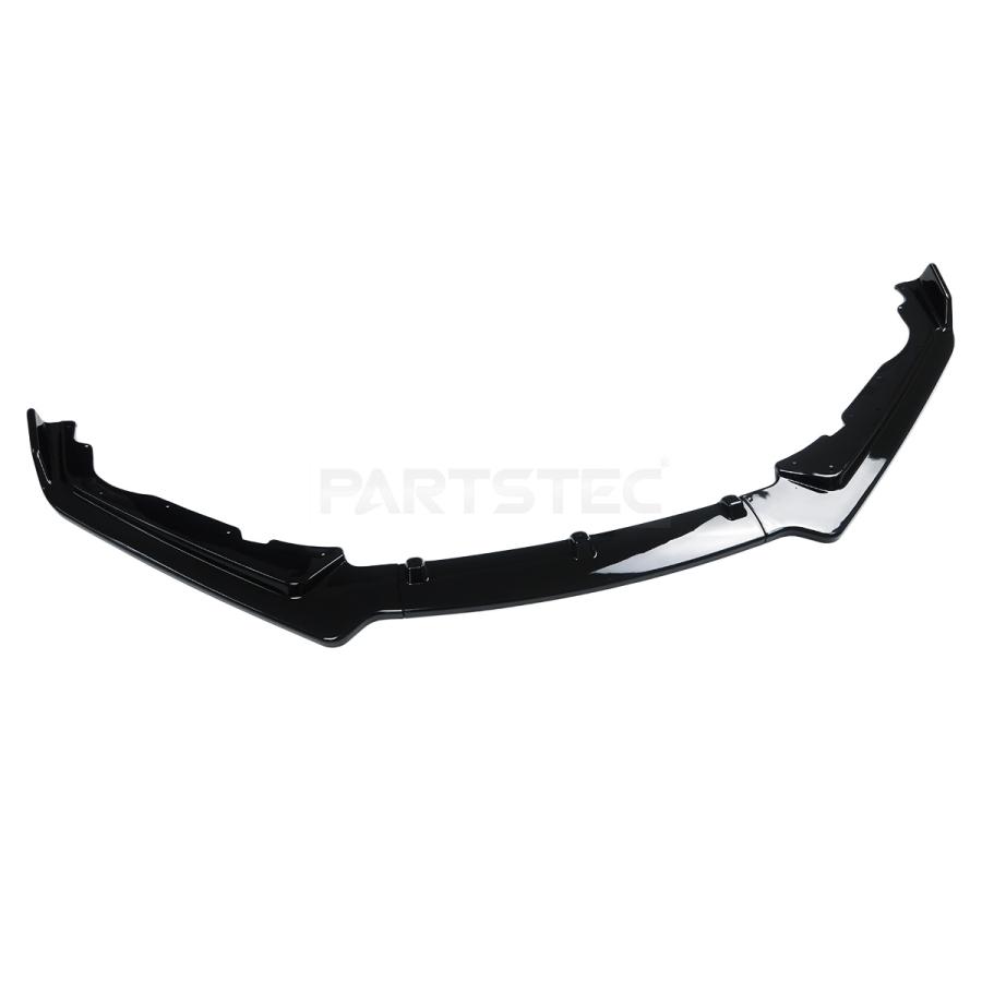 86 トヨタ ZN6 フロント リップ スポイラー 3分割 ピアノブラック 黒