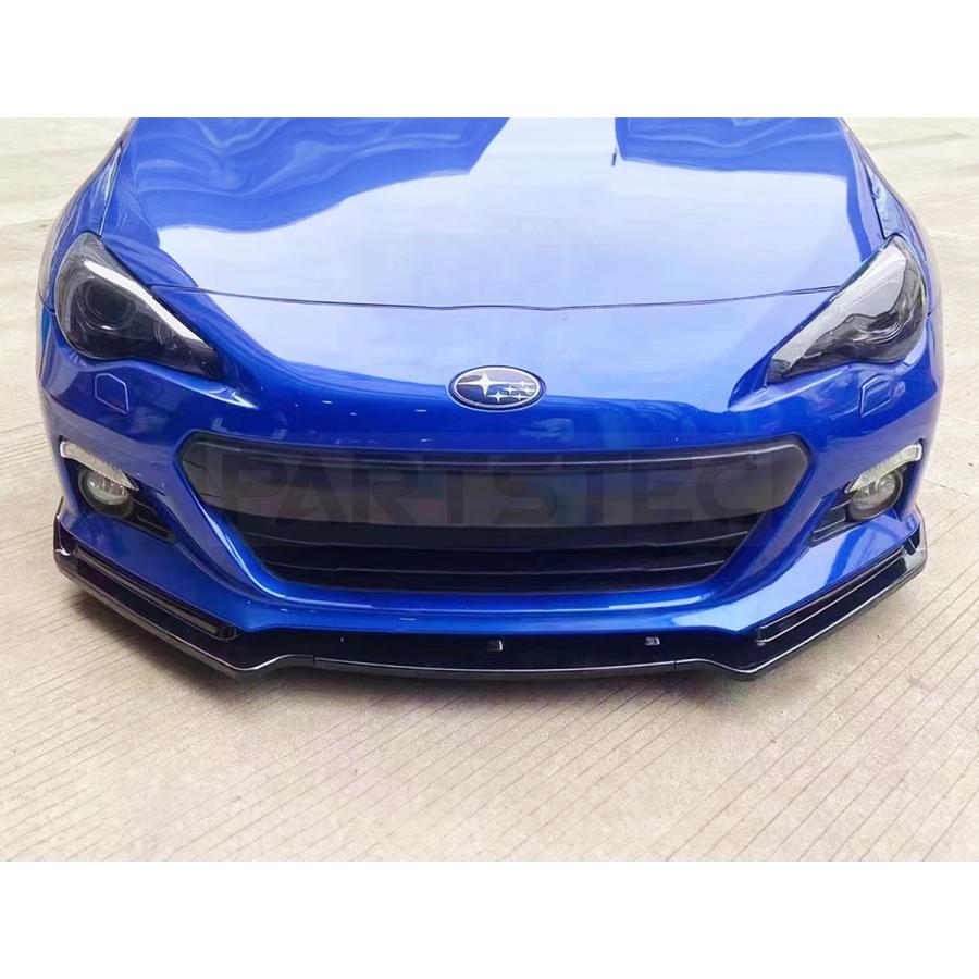 86 トヨタ ZN6 カーボン柄 フロント リップ スポイラー 3分割 エアロ