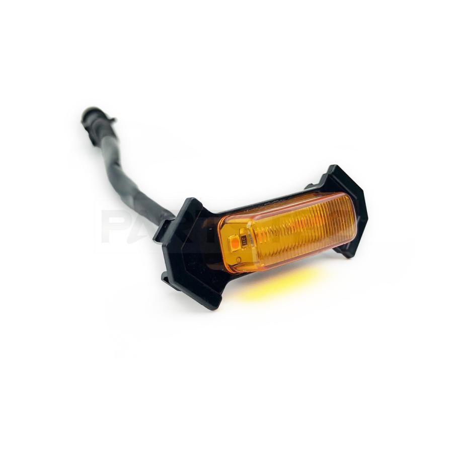 LED グリル マーカー 4個セット オレンジ レンズ 橙 アンバー 汎用