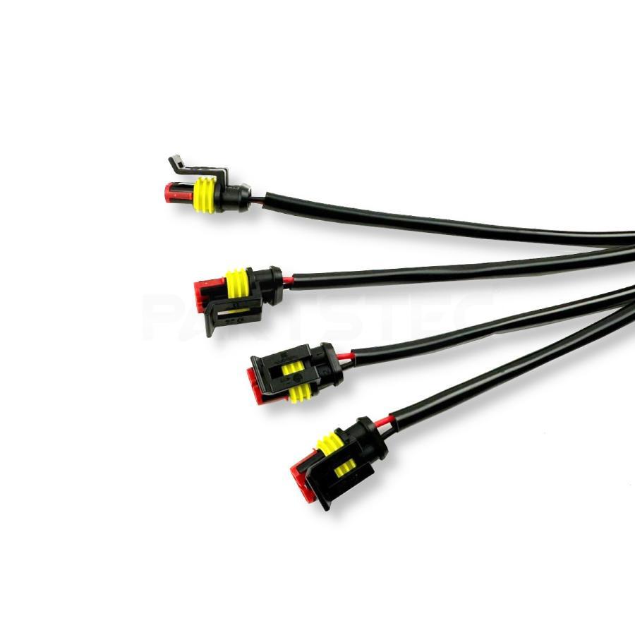 LED グリル マーカー 4個セット オレンジ レンズ 橙 アンバー 汎用