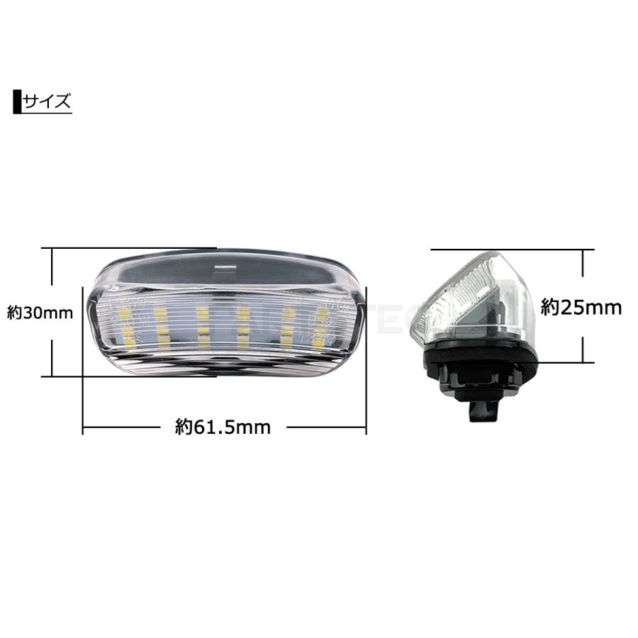 フリード ホンダ ハイブリッド GB7 LED ライセンスランプ ユニット