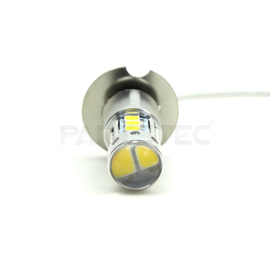 H3 LED ショート フォグ バルブ 黄色 イエロー プロジェクター レンズ