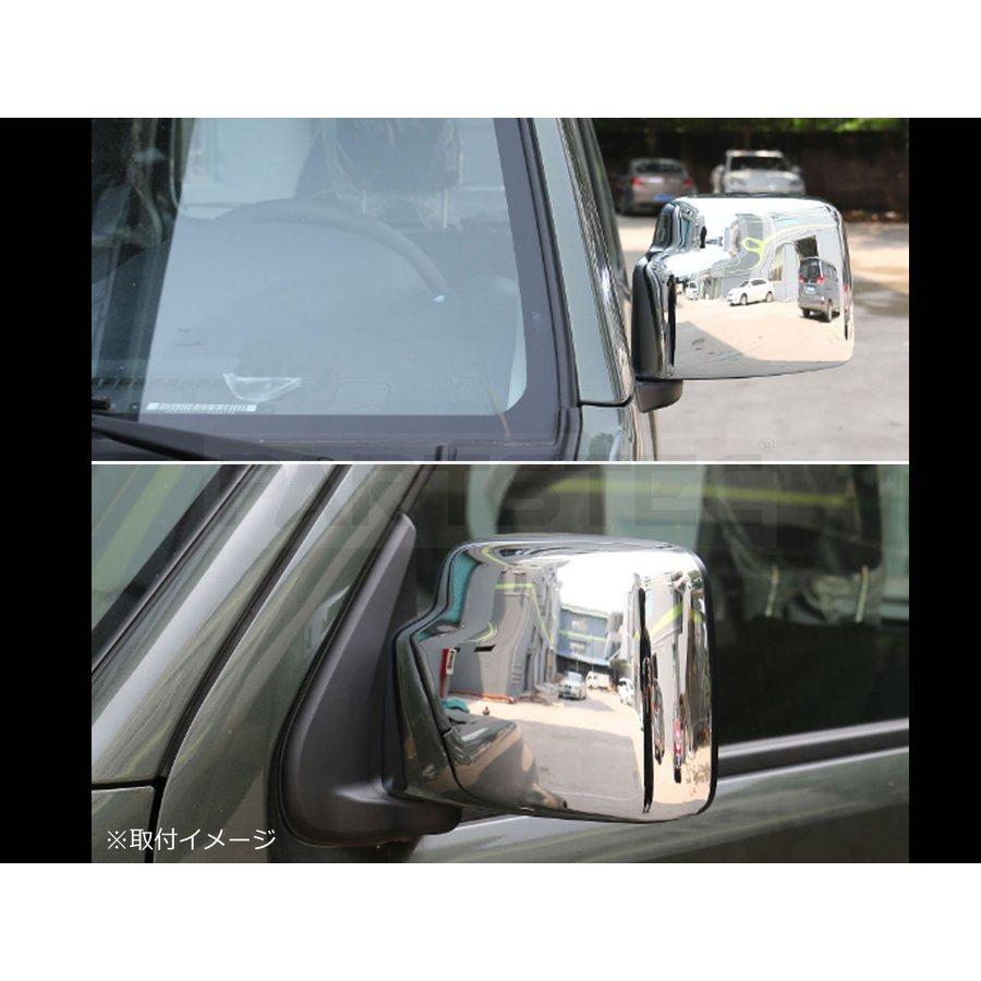 スズキ ジムニー JB23 JB43W メッキ ドア ミラー カバー 左右セット 
