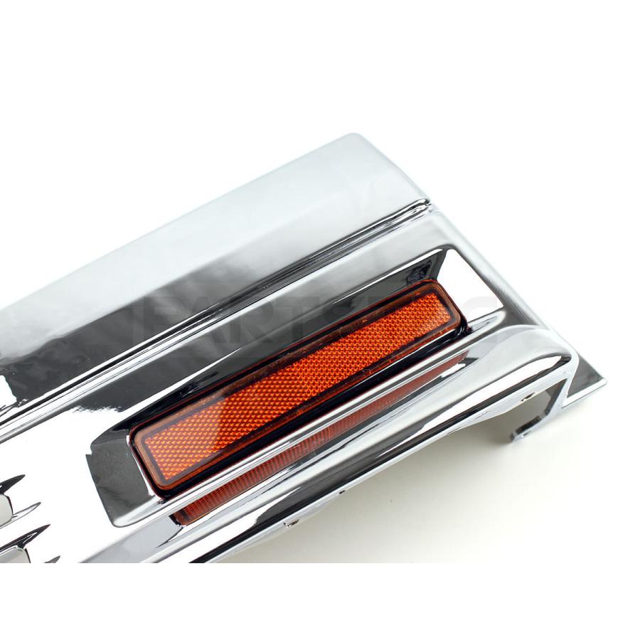 FUSO メッキステップカバー　24スーパーグレート純正左右新品 メッキ ステップカバー ロア スカートなし用 左右セット 三菱ふそう