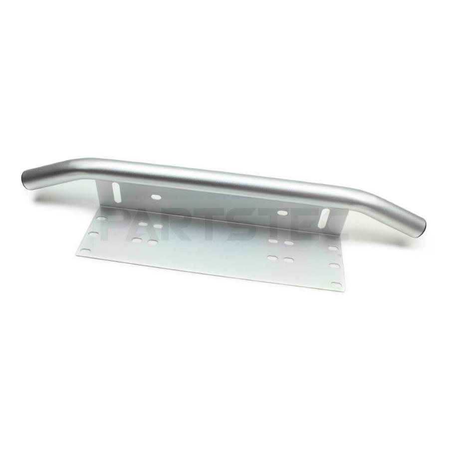 パイプバンパー グレー LEDライトステー ナンバープレート ワーク