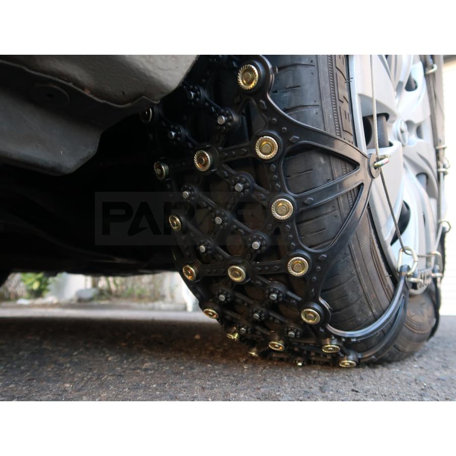 タイヤチェーン スノーチェーン 225/65R17 235/50R18 非金属製 簡単