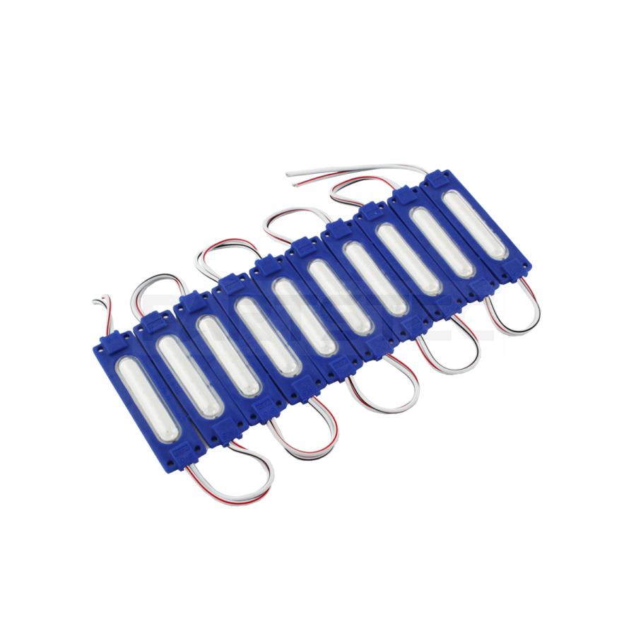 □24V LED COB シャーシマーカー 20個 ブルー 青 タイヤ灯 スティック