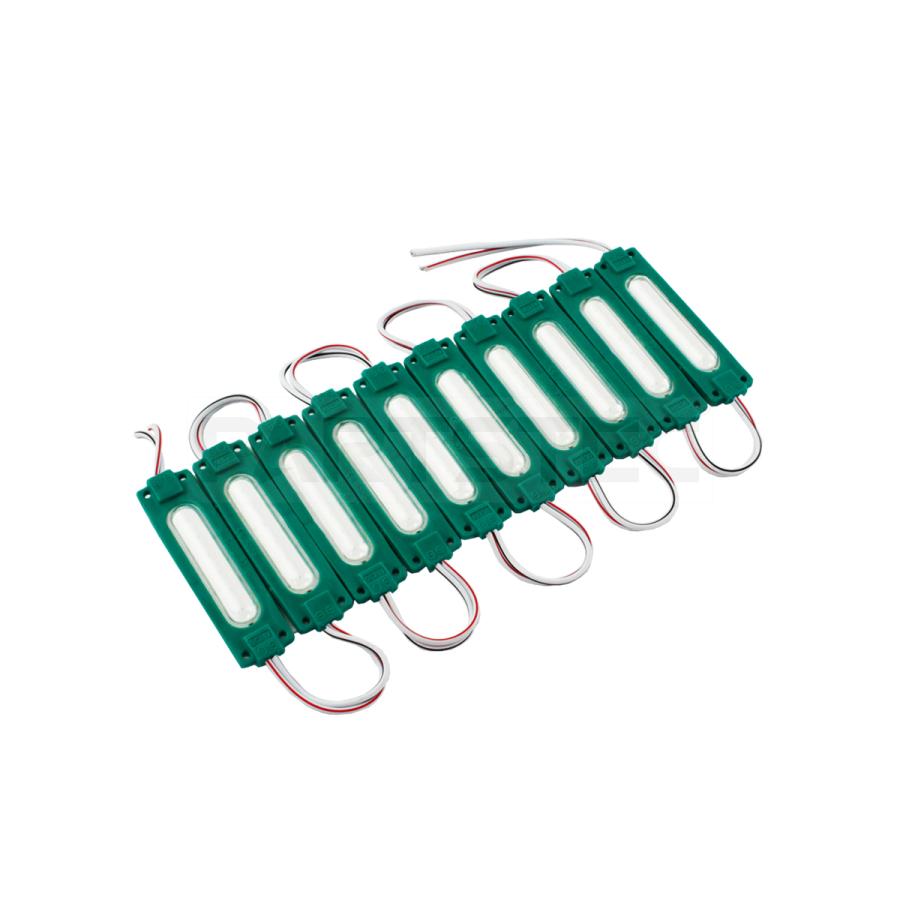 □24V LED COB シャーシマーカー 20個 グリーン 緑 タイヤ灯