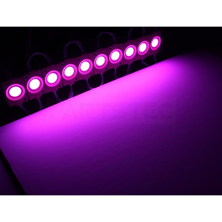 □24V トラック タイヤ灯 LED ライト 20個 20コマ ピンク パープル 桃