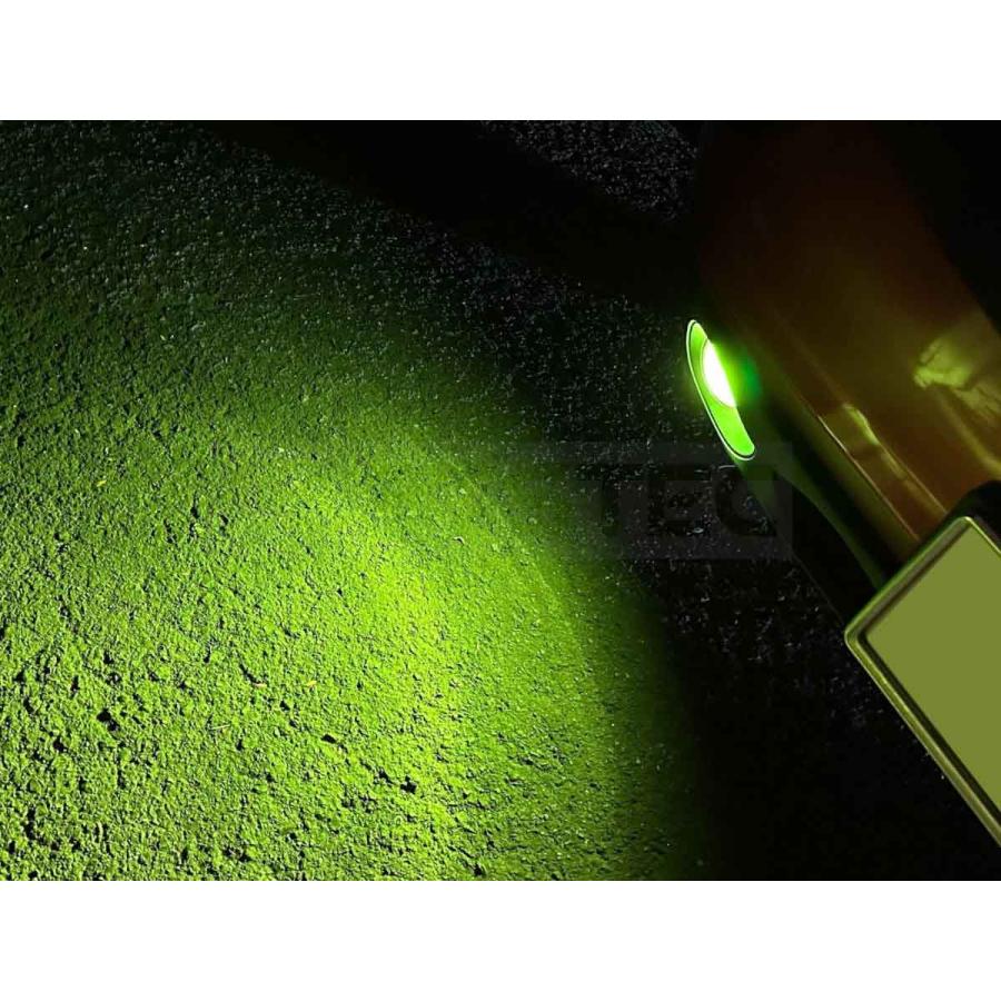 マークX 130系 LED フォグ ランプ バルブ 2個セット ライムグリーン 黄 