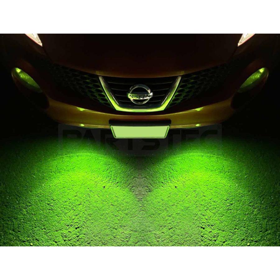 NV200バネット LED フォグ ランプ バルブ 2個 ライムグリーン  黄 緑 H8/H11/H16 純正交換 /134-103 C-2｜motorpower7｜08