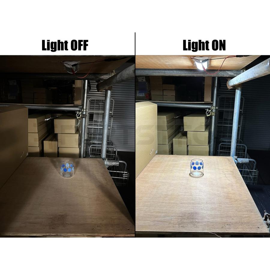 LED ルームランプ スイッチ付 12V 24V 室内灯 84LED ホワイト 白 照明