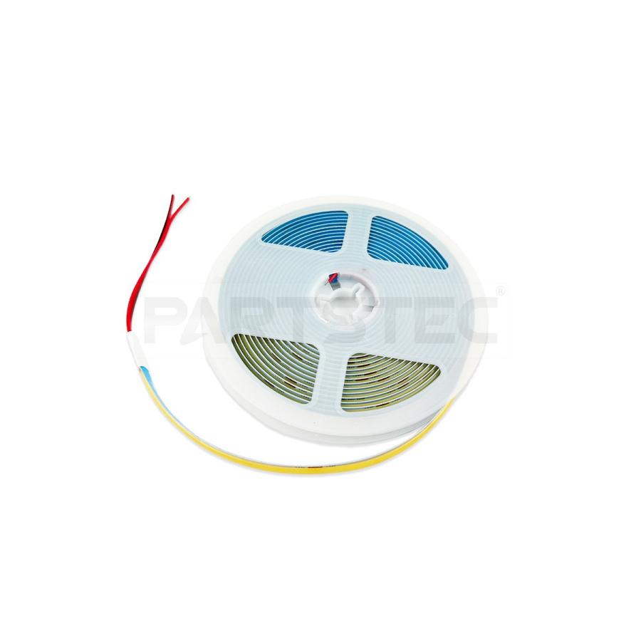 LED テープライト 5m ブルー 青 24V 極薄 美点灯 COB 面発光 幅8mm