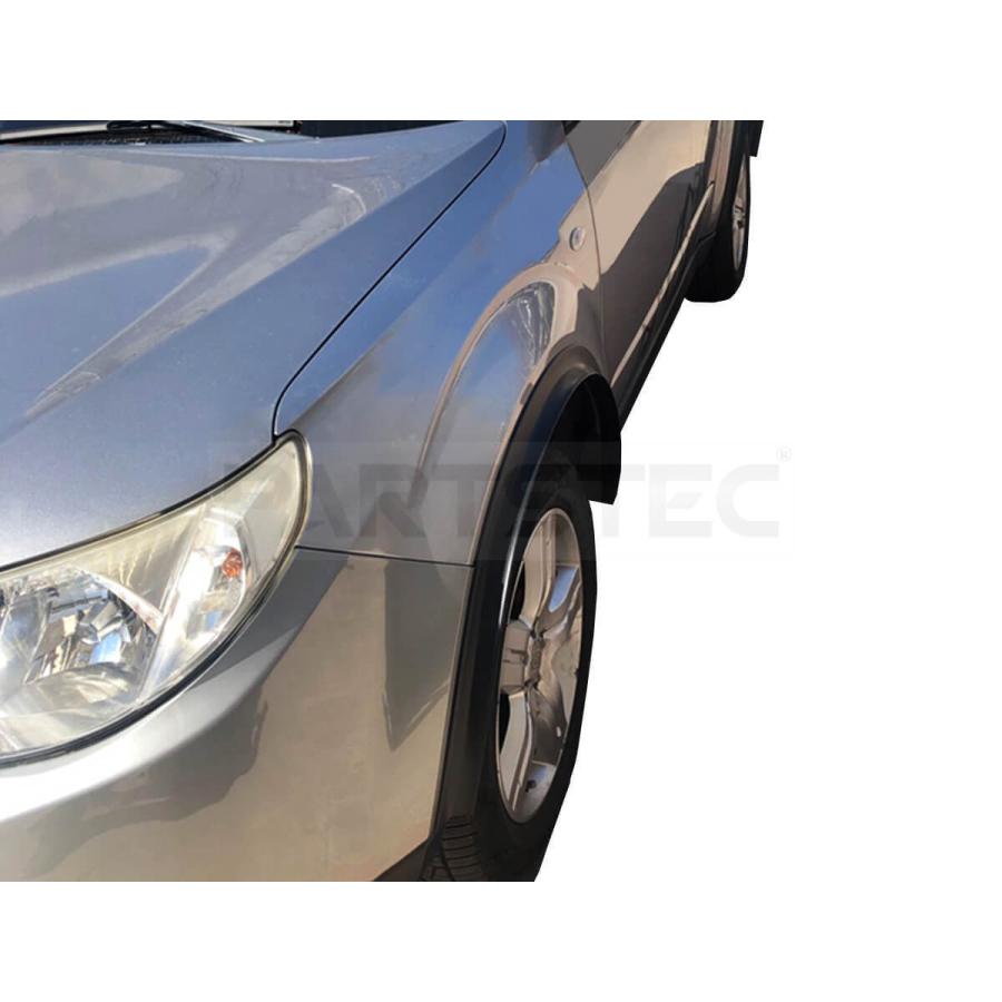 フェンダーモール 汎用 出幅20mm 長さ1.5m 4本 オーバーフェンダー