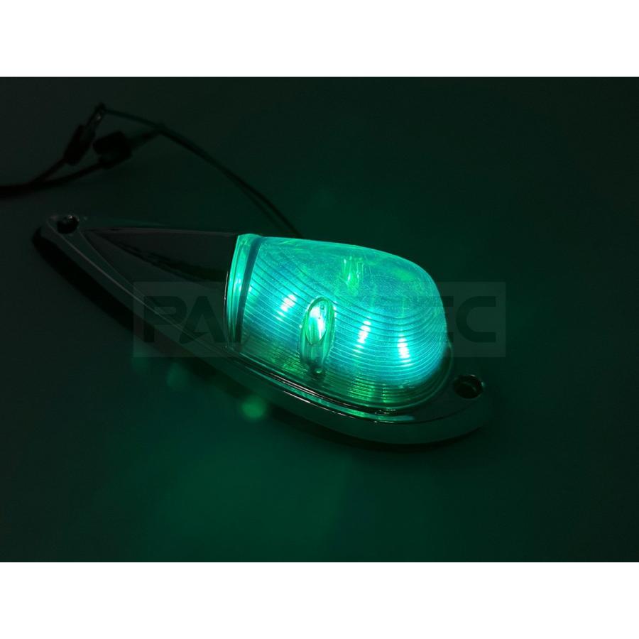 LED ナマズマーカー 20cm 2個セット グリーン 緑 12V 24V ナマズ
