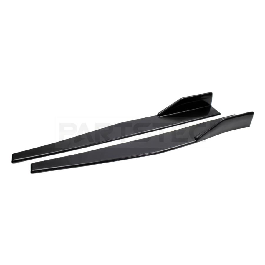 汎用 サイド カナード 86cm 未塗装 ステップ アンダー スポイラー 割れ