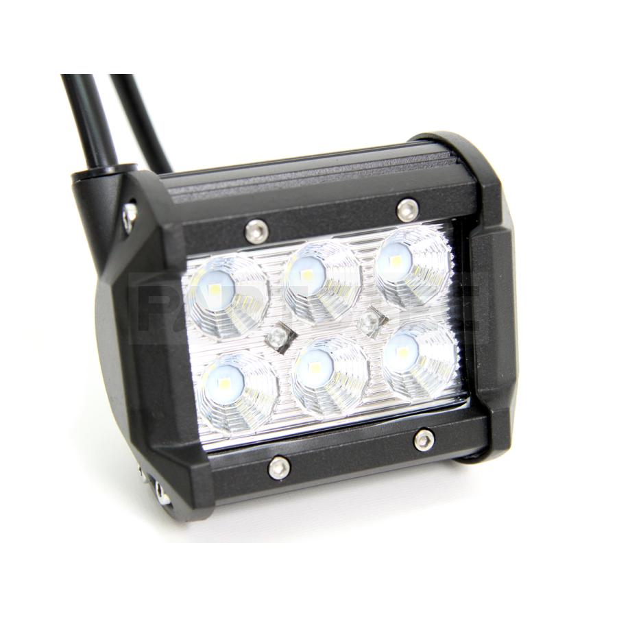 ジムニー □パイプバンパー付 ナンバープレート ライトステー LED