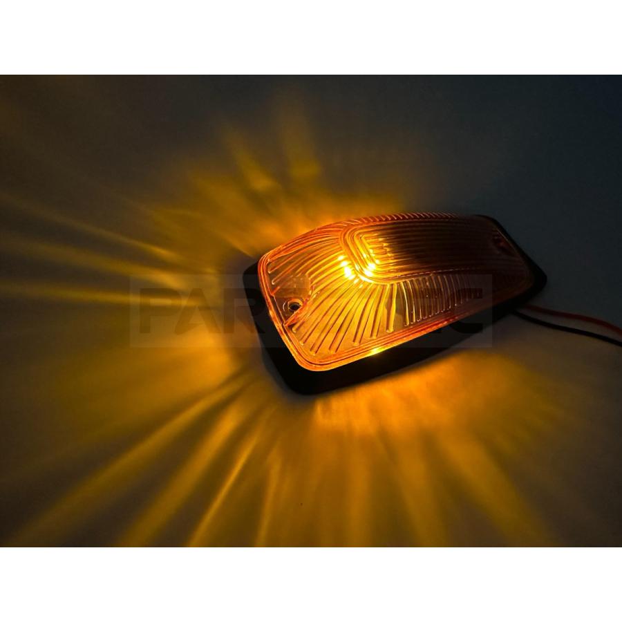 汎用 ルーフマーカー 5個セット アンバーレンズ T10 LED バルブ 電球