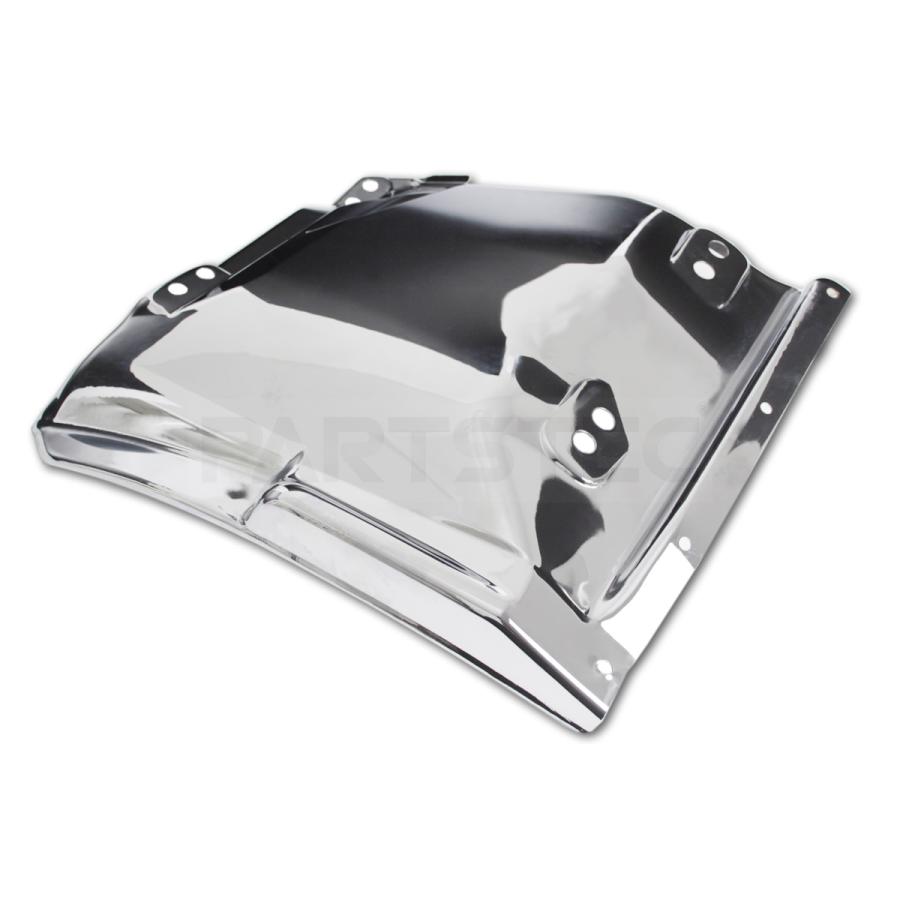 □いすゞ 07 エルフ 前期 メッキ マッドガード 左右セット スチール製