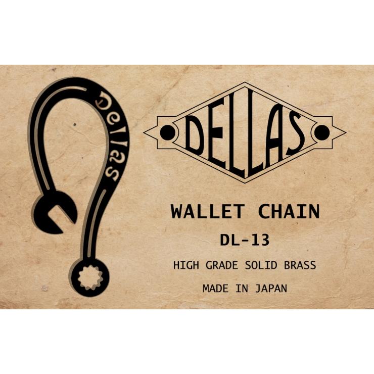 MOTOR ROCK D'ellas Leathers ブラスウォレットチェーン (DL-13